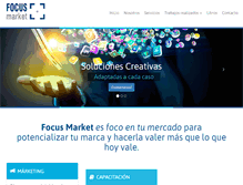 Tablet Screenshot of focusmarket.com.ar